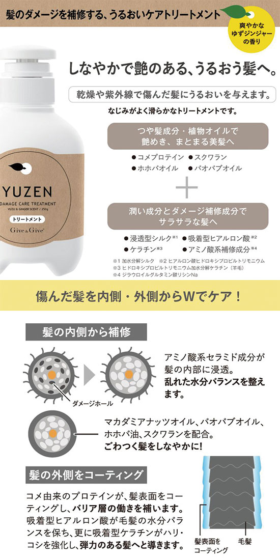 ゆうぜん トリートメント